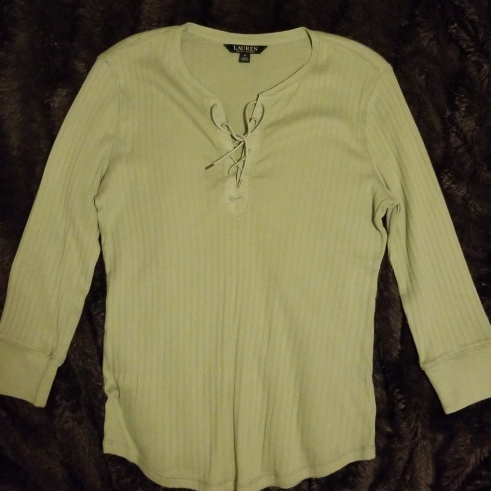 3/4 sleeve Ralph Lauren top